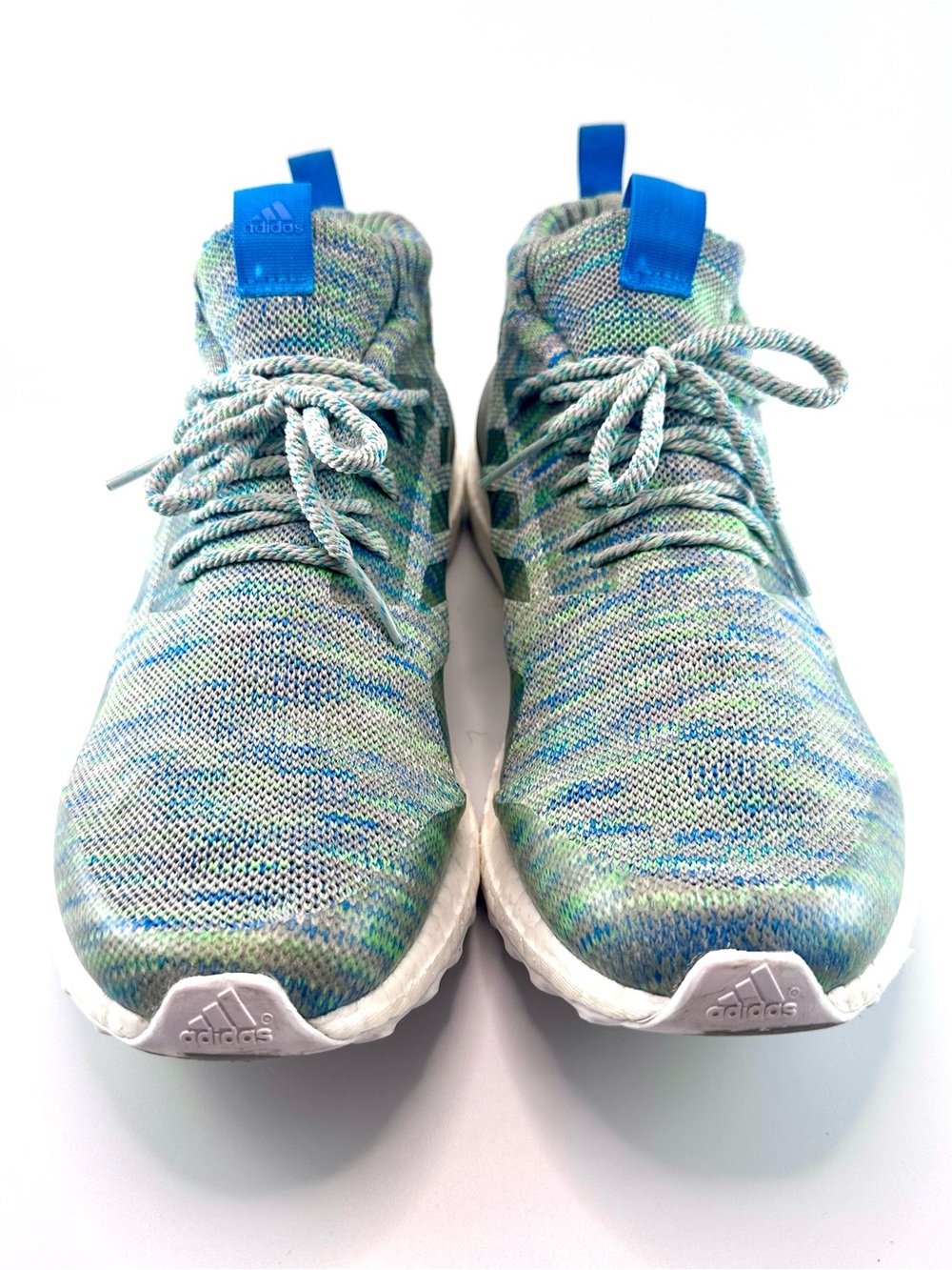 adidas UltraBoost Mid Grey Multicolor Teal Men Size 11